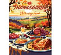 Thanksgiving: Adult coloring book