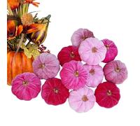 Thanksgiving Artificial Pumpkin - Halloween Table Centrepiece | Autumn Pumpkins Decorations | Harvest Fall Table Decor | Faux Pumpkin Set For Dining Room | Rustic Thanksgiving Display Ornament