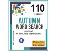 Thanksgiving & Autumn Word Search Book: Large Print Fall & Thanksgiving Puzzles • Harvest Foods, Family Traditions, Parade Terms & Cozy Seasonal Vocabulary • 110 Puzzles, 8.5 x 11, Large Print