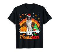 Thanksgiving Border Collie Happy Christmas Border Collie Maglietta