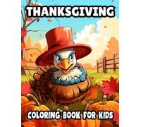 Thanksgiving Coloring Book: 50 Big and Fun Designs for Kids
