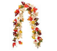 Thanksgiving Garland - Thanksgiving Artificial Vine Harvest Maple Leaves