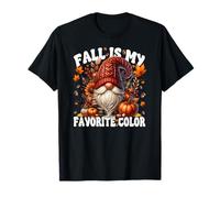 Thanksgiving GNOME for Women & Men Fall Is My Favorite Color Maglietta
