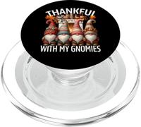 Thanksgiving Gnomes For Women Thankful With My Gnomies PopSockets PopGrip per MagSafe