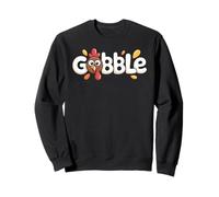 Thanksgiving Gobble Till You Wobble Gobble Felpa