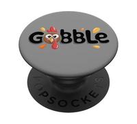 Thanksgiving Gobble Till You Wobble Gobble PopSockets PopGrip Adesivo