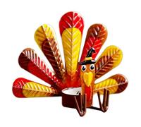Thanksgiving Home Accents, Turkey-themed Decor, Festive Holder, Living Room Centerpiece, Seasonal Home Decor, Thanksgiving Party Supplies for Living Room Tabletop 16x12cm
