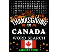 Thanksgiving in Canada - Word Search: Parades, Foods & Traditions • Large-Print Puzzles with Answers