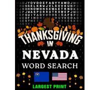 Thanksgiving in Nevada Word Search: (Large Print) (1,000 Hidden Words + Answers)