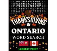 Thanksgiving in Ontario - Word Search: Parades, Foods & Traditions • Large-Print Puzzles with Answers