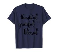 Thanksgiving Thankful Grateful Blessed Thankful Maglietta