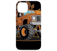 Thanksgiving Turkey Monster Truck Cartoon Per Bambini Custodia per iPhone 13