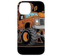 Thanksgiving Turkey Monster Truck Cartoon Per Bambini Custodia per iPhone 14