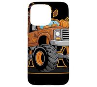 Thanksgiving Turkey Monster Truck Cartoon Per Bambini Custodia per iPhone 15 Pro Max
