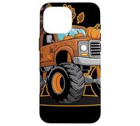 Thanksgiving Turkey Monster Truck Cartoon Per Bambini Custodia per iPhone 16 Pro Max