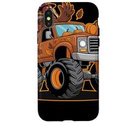 Thanksgiving Turkey Monster Truck Cartoon Per Bambini Custodia per iPhone X/XS