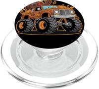 Thanksgiving Turkey Monster Truck Cartoon Per Bambini PopSockets PopGrip per MagSafe