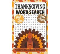 Thanksgiving Word Search Puzzle Book: Word Searches with Easy to Read Print about Thanksgiving, Autumn, and More | 6x9 Inches, 120 pages | 50+ Puzzles .... Gift for Adults, Teens, Kids, Vacations, and Holidays,
