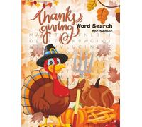 Thanksgiving word search: puzzle for senior