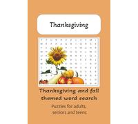 Thanksgiving word search puzzle: Thanksgiving and fall themed word search puzzle