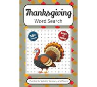 Thanksgiving Word Search - Silver Tongue WordGames: Puzzles With Easy to Read Print | 6x9 inches 110 pages | 50+ Puzzles… Gift for Vacations, Holidays, Travel Games