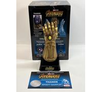 Thanos Infinito Gauntlet Avengers Guerra Poliresina 20cm Sostegno su Supporto