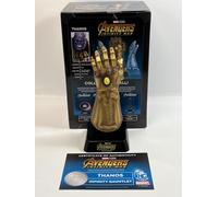 Thanos Infinito Gauntlet Avengers Guerra Poliresina 20cm Sostegno su Supporto