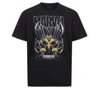 Thanos Stance Marvel Throne Uomo T-shirt FCMTS072BLK nero Taglia:2XL