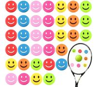 Thapncow 16 Pezzi Antivibrazione Tennis Ammortizzatori per Racchette, Tennis in Silicone Sorridente Ammortizzatore, Ammortizzatore in Silicone Racchetta