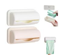 Thapncow 2 PCS Dispenser per Sacchi, 15x7,5 cm, Dispenser per Sacchi della Spazzatura Multiuso, Supporto per Sacchi della Spazzatura per Cucina Domestica Bagno, Trash Bag Dispenser