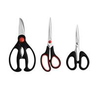 Thapncow 3 PCS ciseaux cocina ciseaux de cocina ciseaux cocina profesional paire ciseaux ciseaux pour gaucher ciseaux cocina acier ciseaux de cocina en acier inoxidable