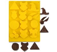 Thapncow Stampi per Cioccolatini Potter, Stampo in Silicone di Harry, Stampo per caramelle in Silicone, Antiaderente e Riutilizzabile, per Gelatina, Cubetti di Ghiaccio, Gommose
