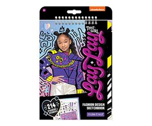 That Girl Lay Lay: Fashion Design Sketchbook - Make It Real, Nickelodeon, Include 214 Adesivi e Stencil, disegna Schizzi e Crea, Libro da colorare alla Moda, Adolescenti e Ragazze, Bambini dai 6 Anni
