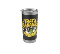 That’s Bananas Retro Fruit Summer Characters Bicchiere termico in acciaio inox doppia parete
