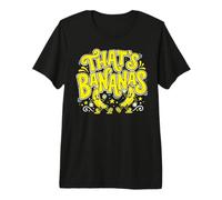 That’s Bananas Retro Yellow Fruit Summer Characters Maglietta Premium