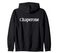 That Says Chaperone Shirt - Un Design Che Dice chaperone Felpa con Cappuccio