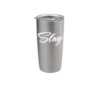 That Says Slay Shirt - Un design che dice uccidere Bicchiere termico in acciaio inox doppia parete