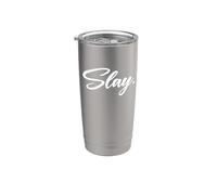 That Says Slay Shirt - Un design che dice uccidere Bicchiere termico in acciaio inox doppia parete