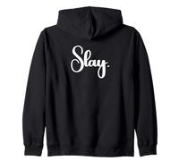 That Says Slay Shirt - Un Design Che Dice Uccidere Felpa con Cappuccio