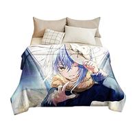 That Time I Got Reincarnated as a Slime flanella coperta anime in pile con stampa 3D super morbida per tutte le stagioni, letto, sedie, coperte