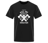 That Which Does Not Kill Me Should Run Mens T-Shirt Black M