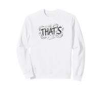 That's Bananas - Divertente Gioco di Parole sulla Frutta Disegnato a Mano Felpa