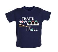 That's How I Roll Sushi - Bambino T-Shirt / Body - Giappone Pesce Cibo