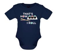 That's How I Roll Sushi - Bambino T-Shirt / Body - Giappone Pesce Cibo