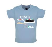 That's How I Roll Sushi - Bambino T-Shirt / Body - Giappone Pesce Cibo