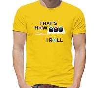 That's How I Roll Sushi - T-Shirt - Giappone Giapponese Pesce Cibo Funny