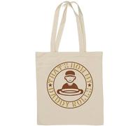That's How My Daddy Rolls divertente autista camionista meccanico di auto cotone naturale borsa bianca
