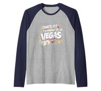 That's It I'm Moving to Las Vegas Bold Style Funny Travel Maglia con Maniche Raglan