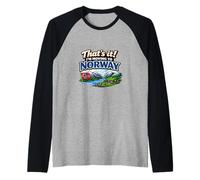 That's It I'm Moving to Norway Divertente Umorismo da Viaggio Nordico Maglia con Maniche Raglan