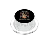 That's It (You're Going In The Soup) -Funny Daying Black Cat PopSockets PopGrip per MagSafe